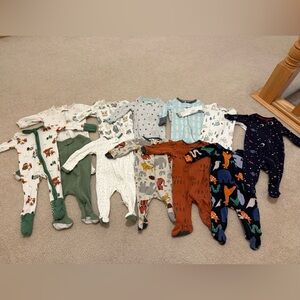 12 piece 0-3 months boy lot